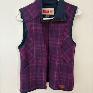 Stormy Kromer Women's Purple Plaid Vest